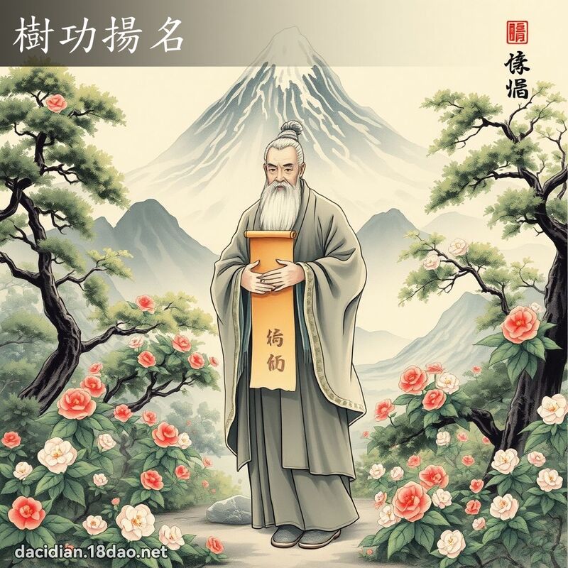 树功扬名 配图