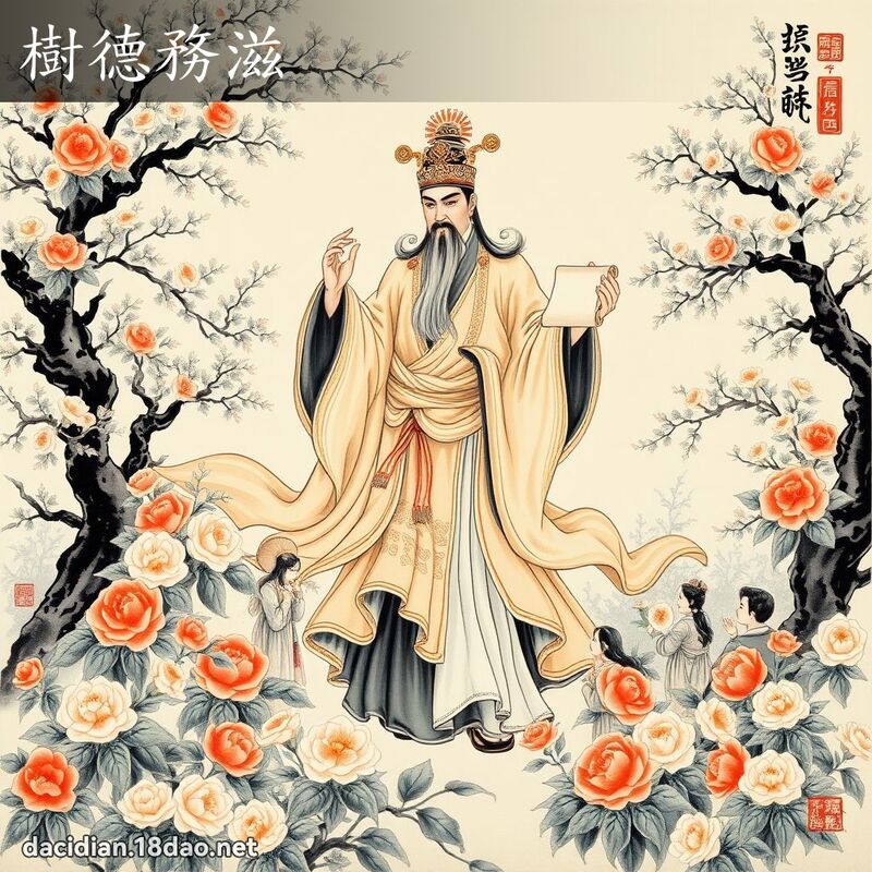 树德务滋 配图