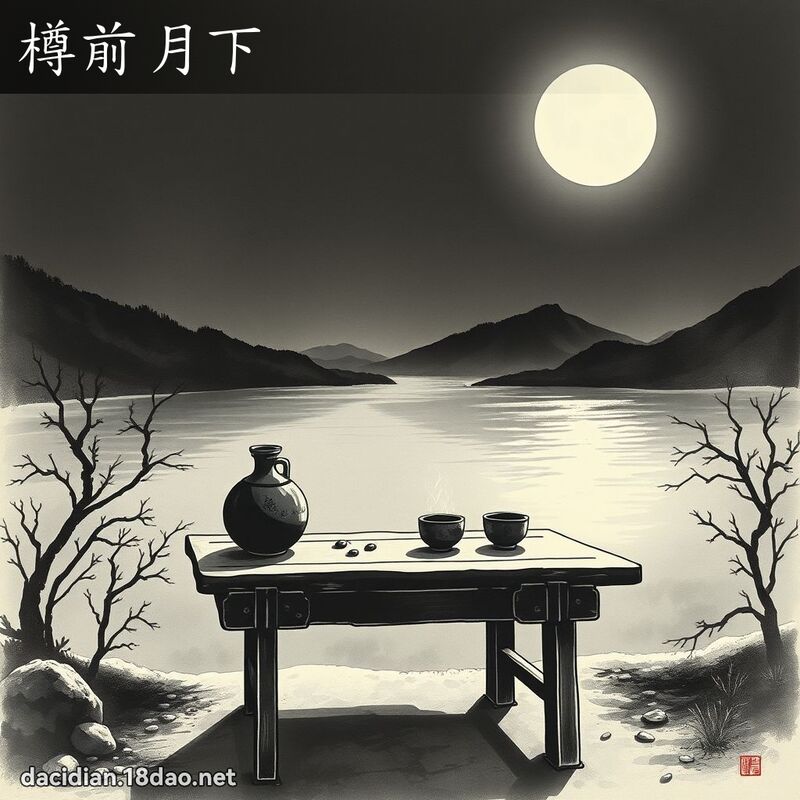 樽前月下 配图