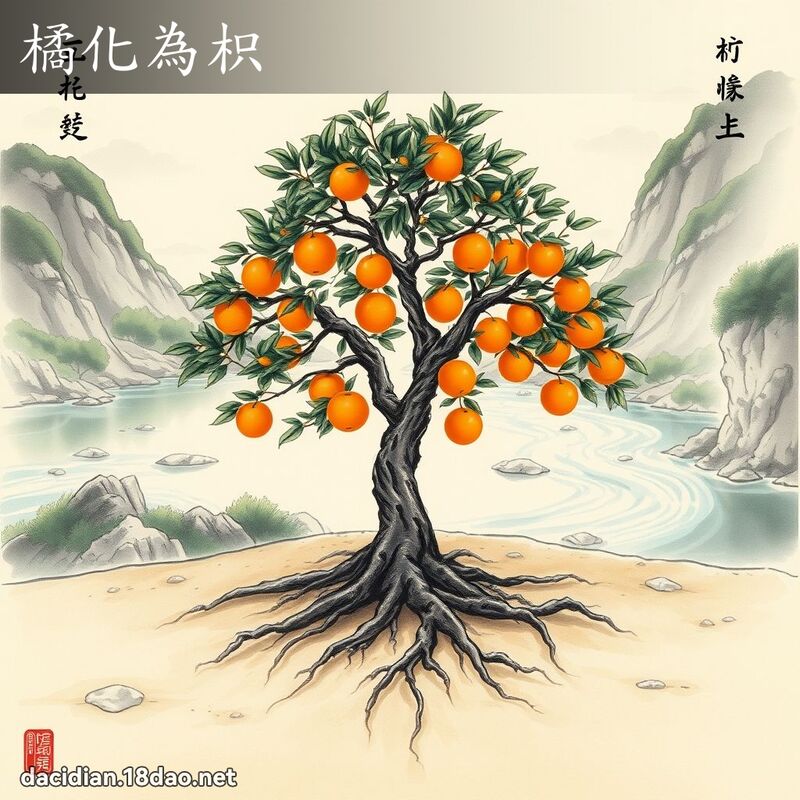 橘化为枳 配图