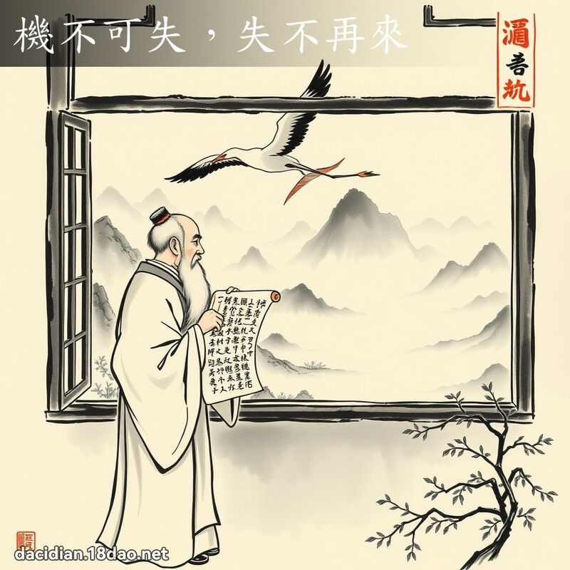 机不可失,失不再来 配图