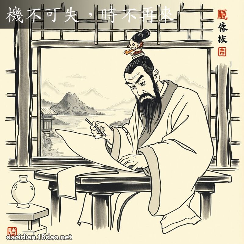 机不可失,时不再来 配图