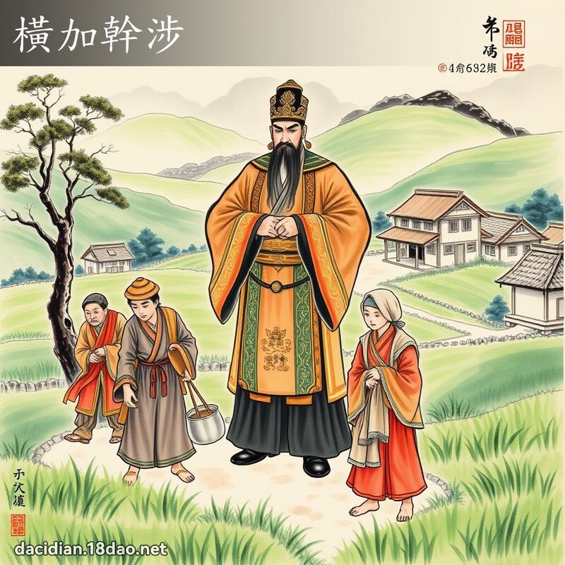 横加干涉 配图