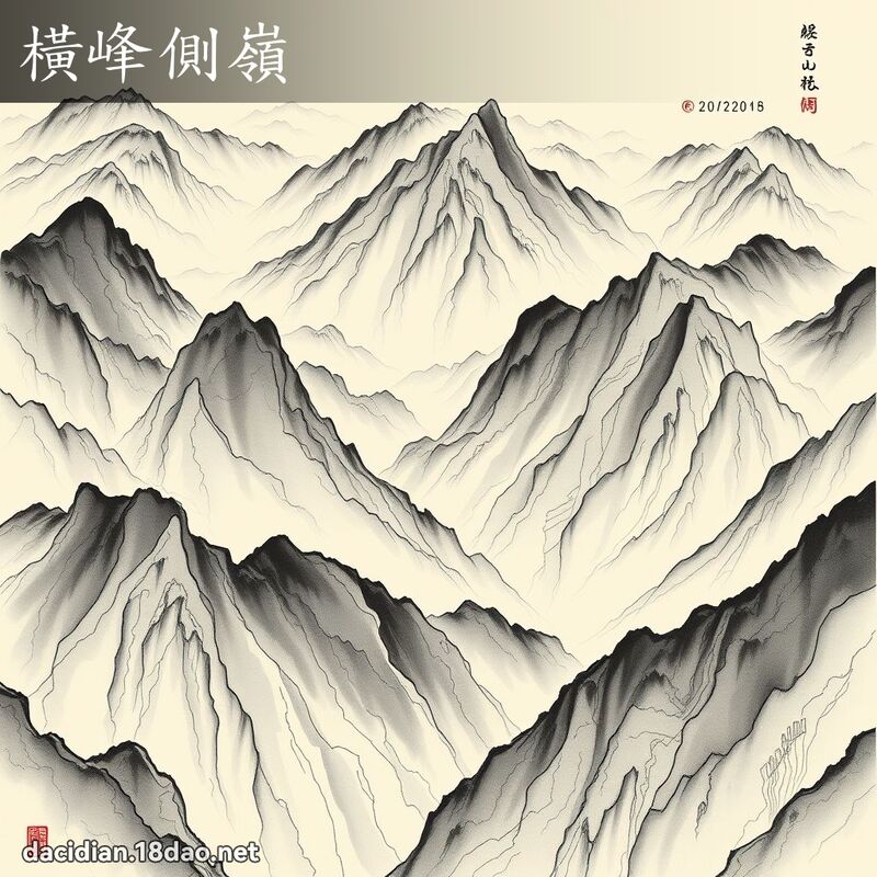 横峰侧岭 配图