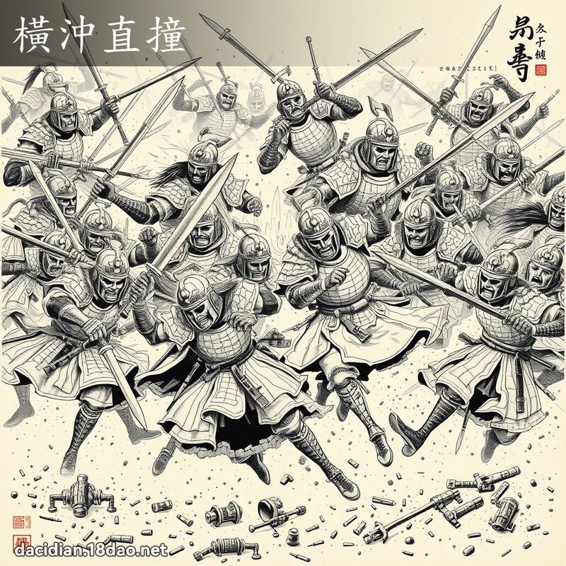 横冲直撞 配图