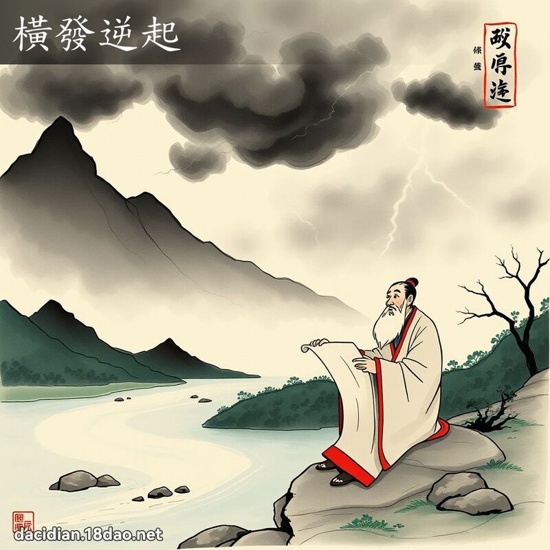 横发逆起 配图