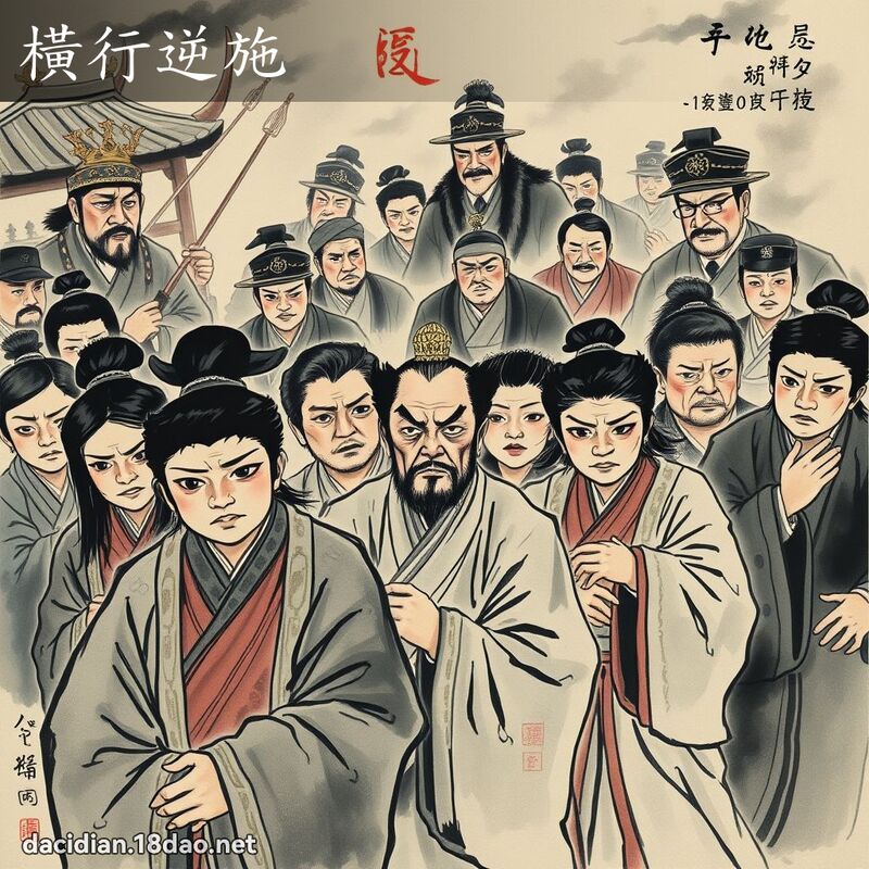 横行逆施 配图