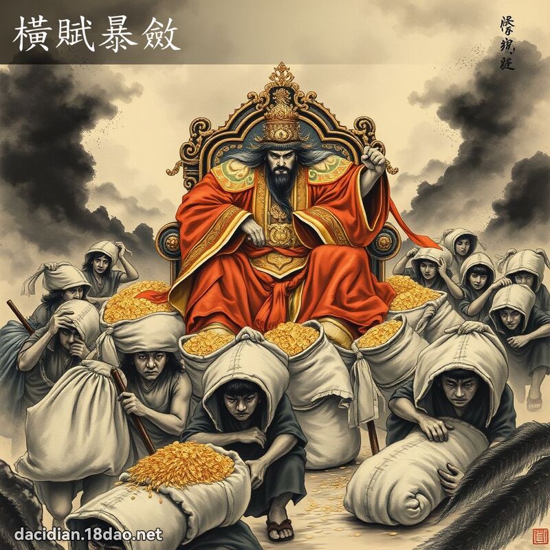 横赋暴敛 配图