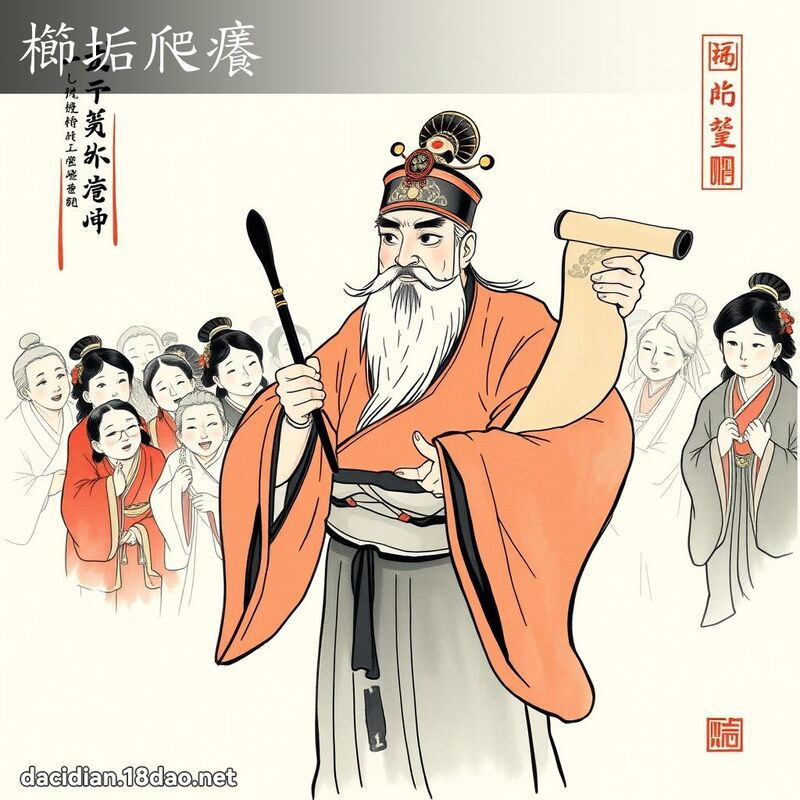 櫛垢爬痒 配图