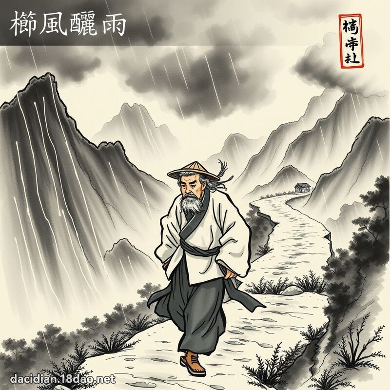 櫛风釃雨 配图