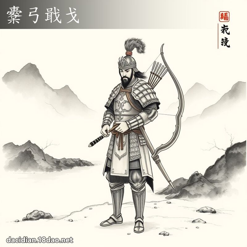 櫜弓戢戈 配图