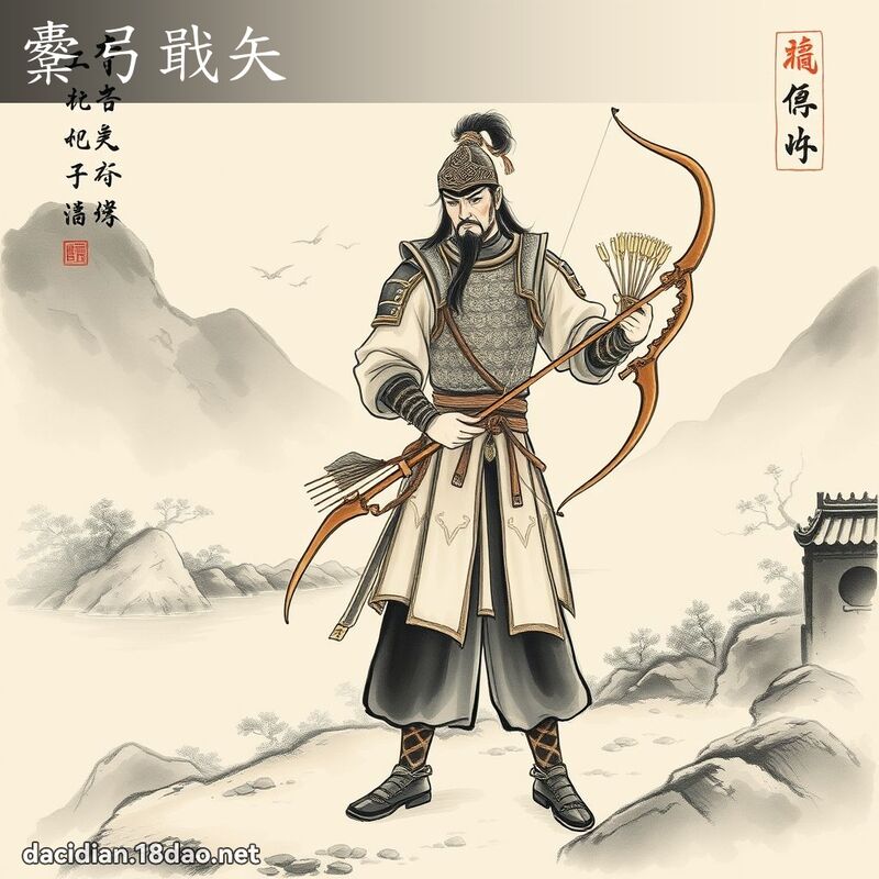 櫜弓戢矢 配图
