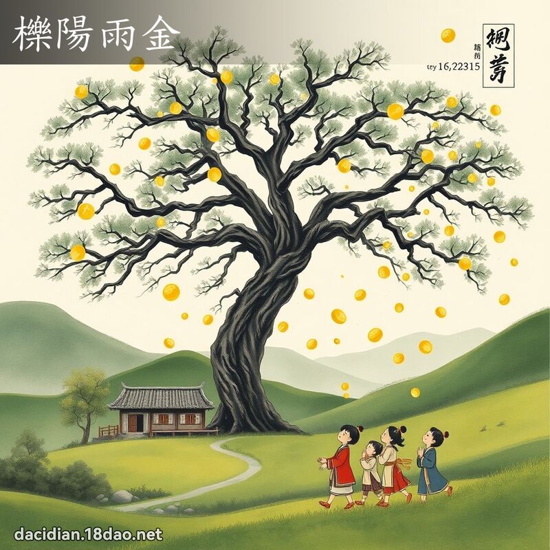 櫟阳雨金 配图