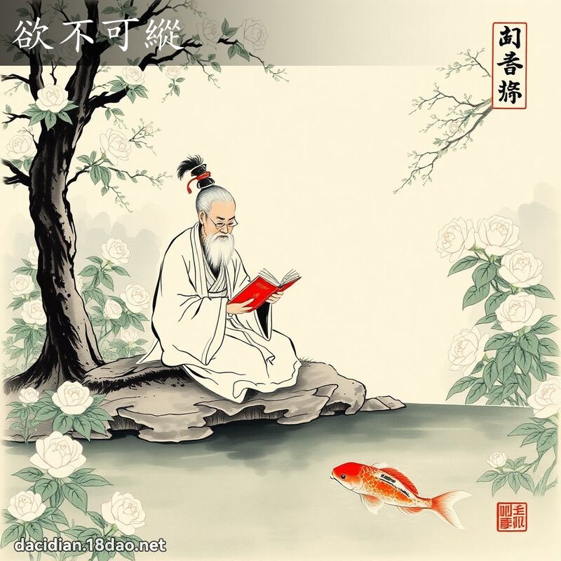 欲不可纵 配图