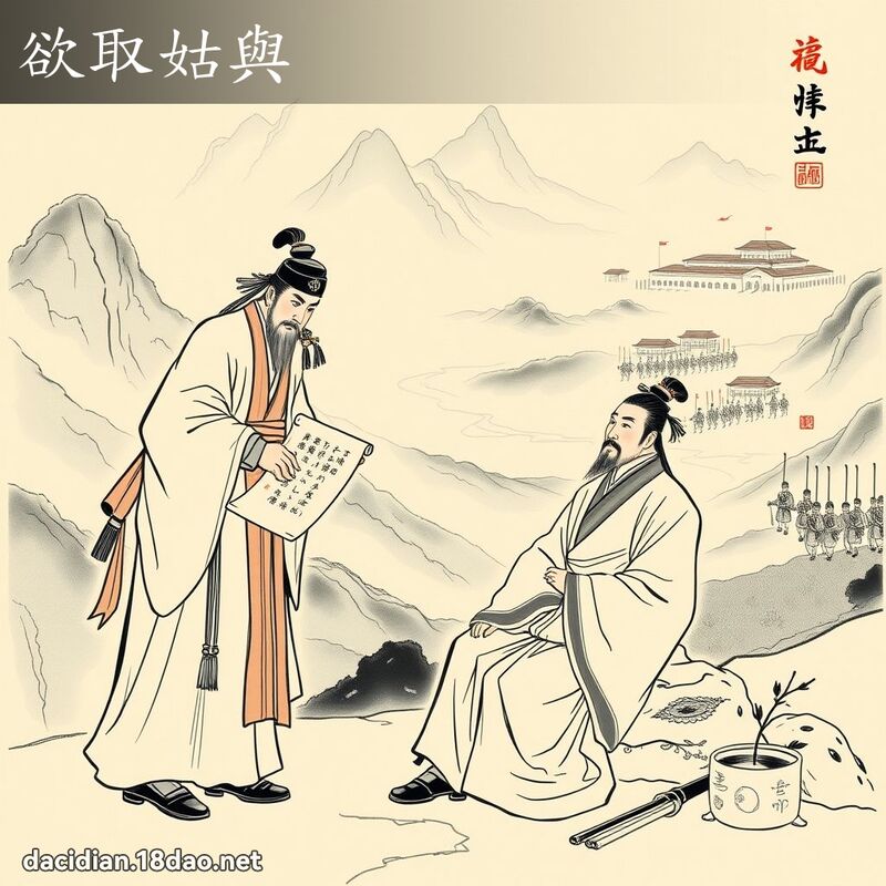 欲取姑与 配图