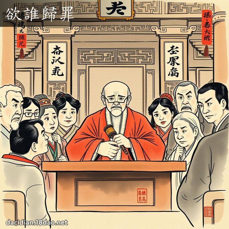欲谁归罪 配图