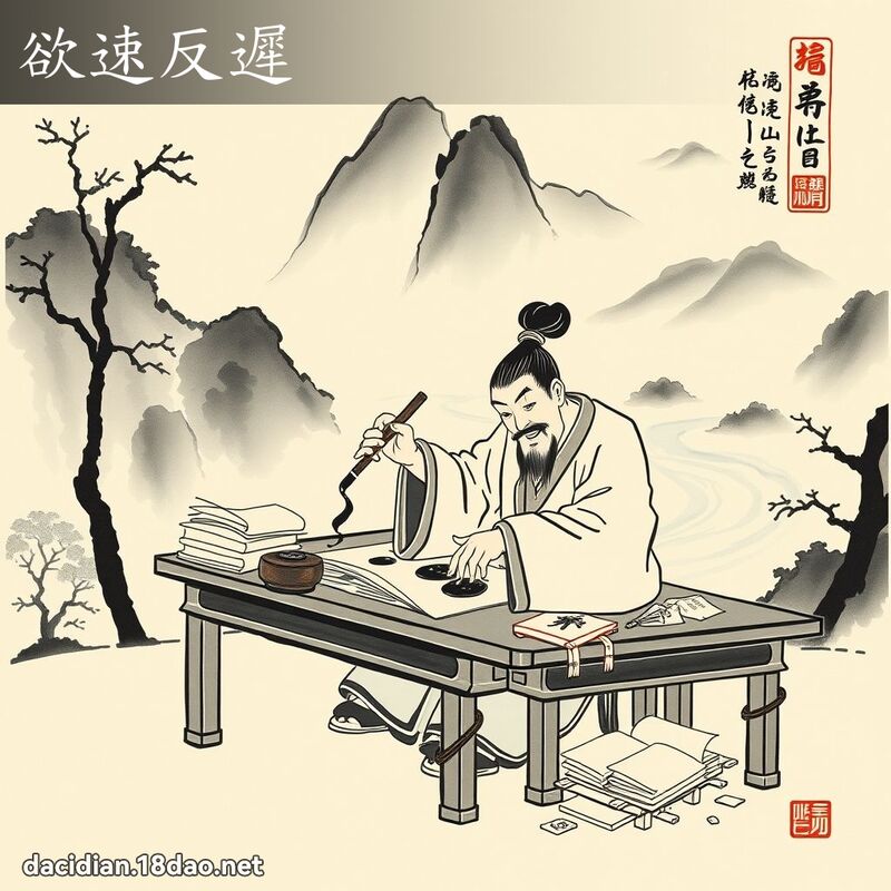 欲速反迟 配图