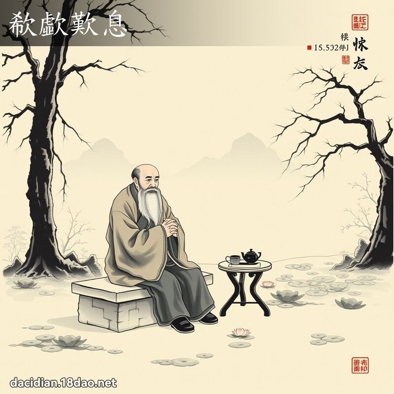 欷歔叹息 配图