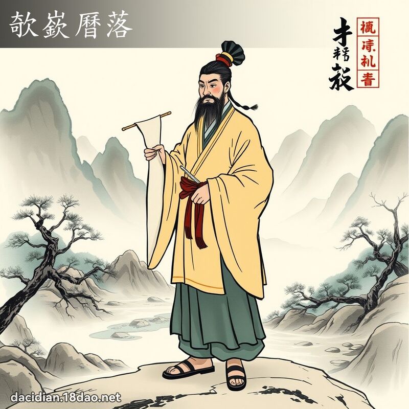 欹嶔历落 配图