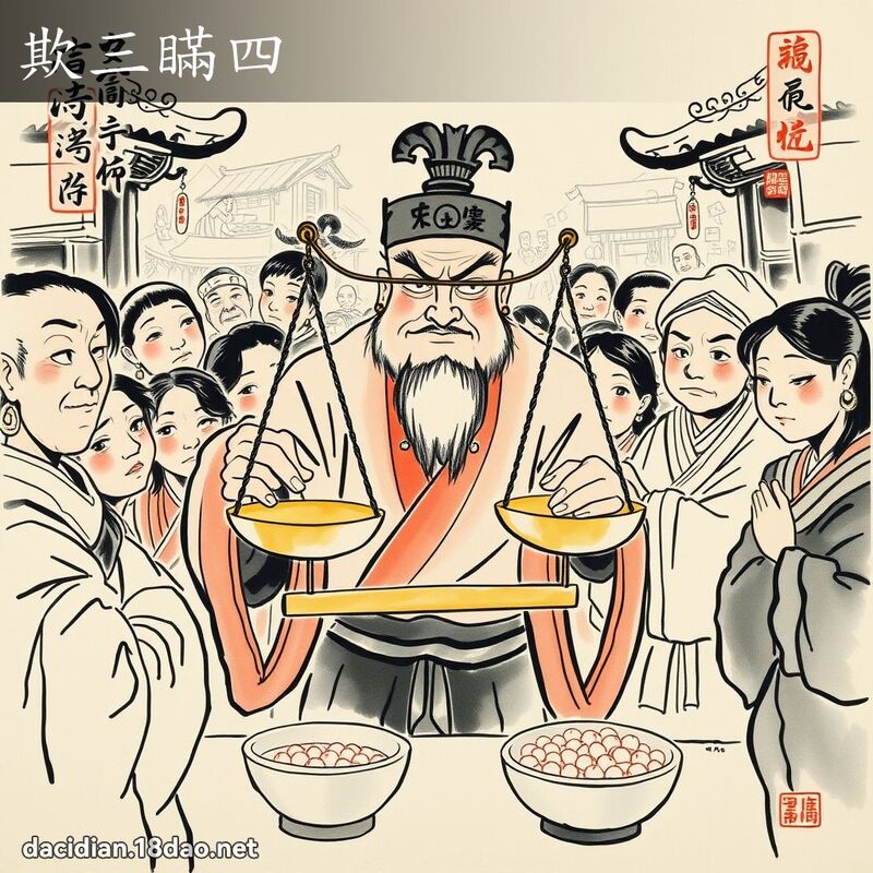 欺三瞒四 配图