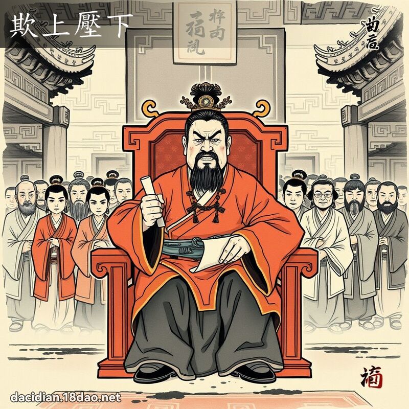 欺上压下 配图