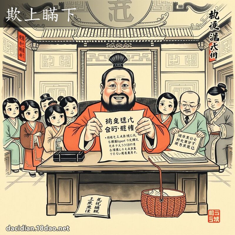 欺上瞒下 配图