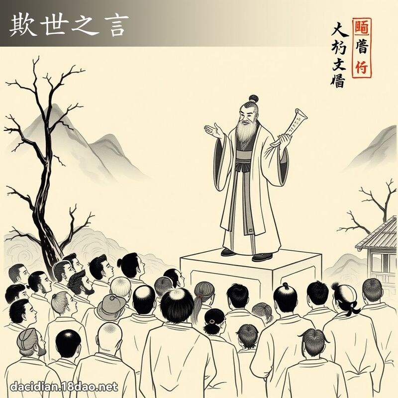 欺世之言 配图