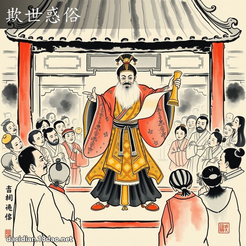 欺世惑俗 配图