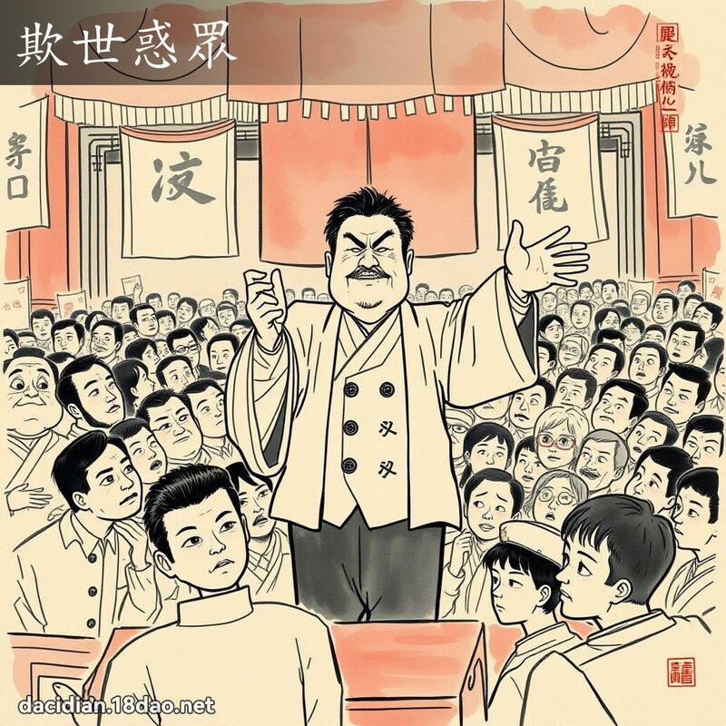 欺世惑眾 配图