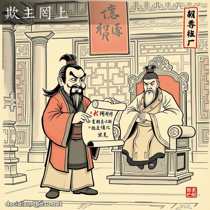 欺主罔上 配图