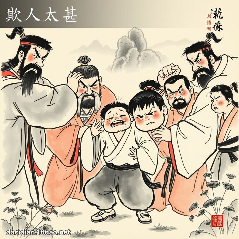 欺人太甚 配图