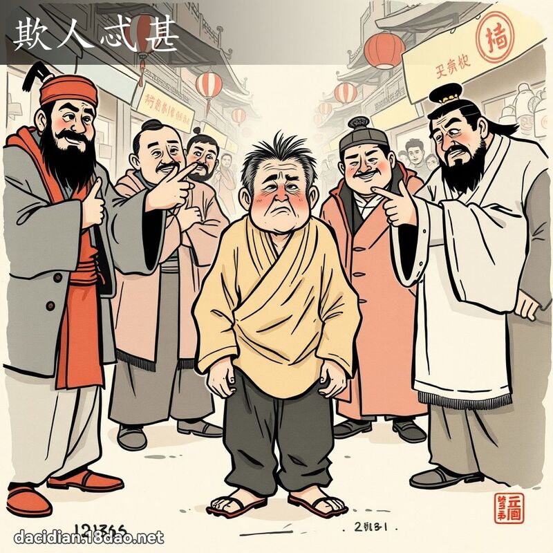欺人忒甚 配图