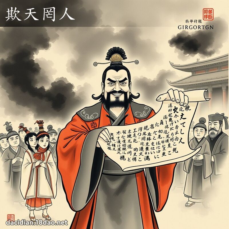 欺天罔人 配图