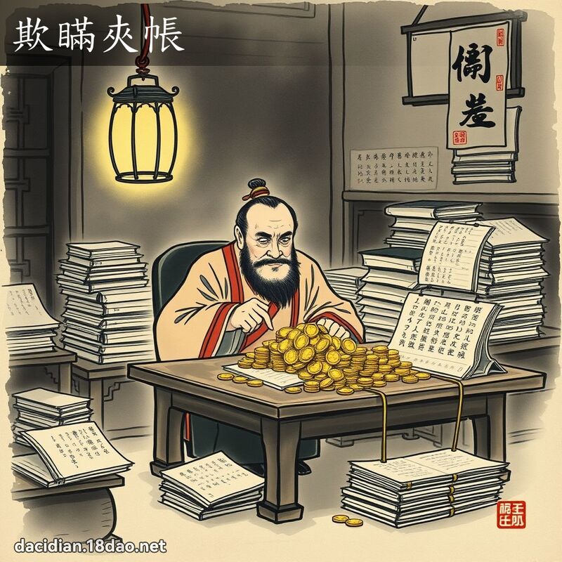 欺瞒夹帐 配图