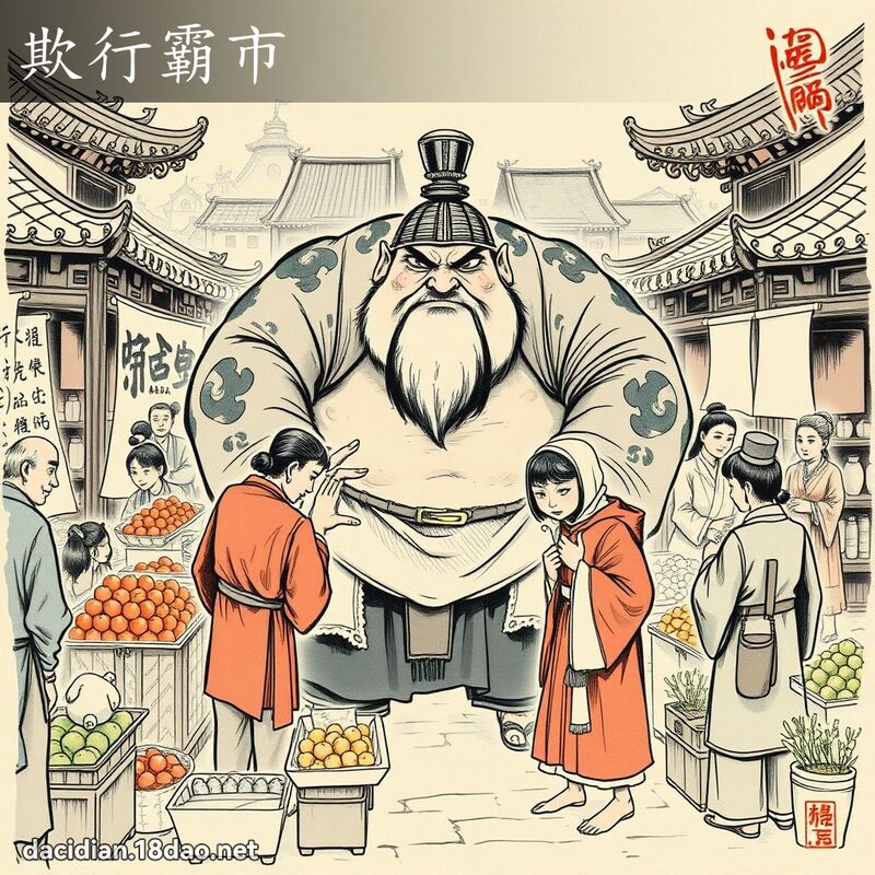 欺行霸市 配图