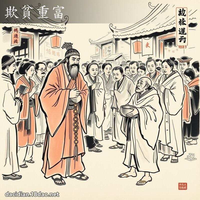 欺贫重富 配图