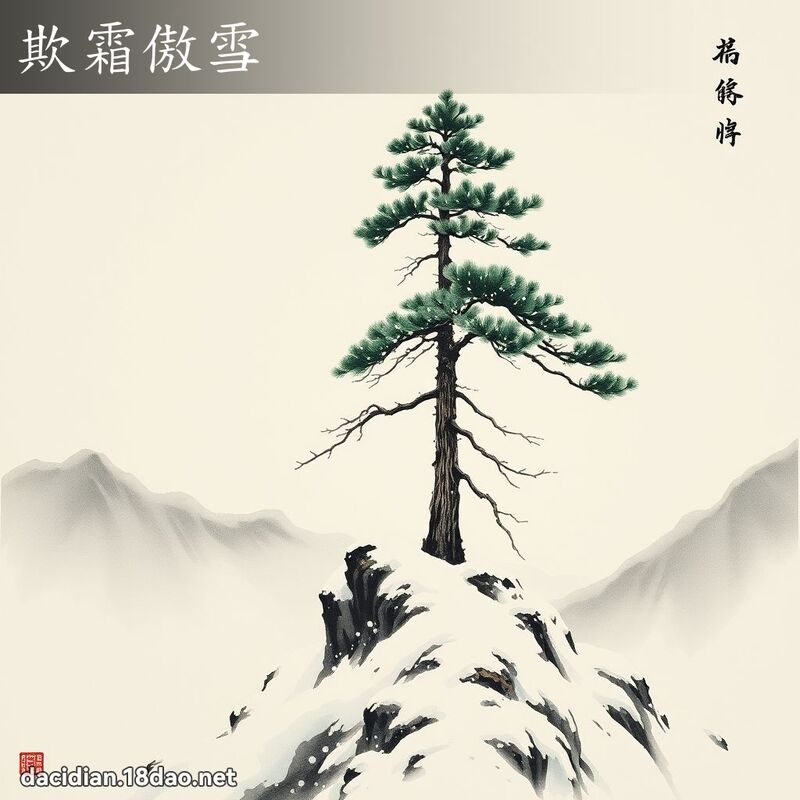 欺霜傲雪 配图