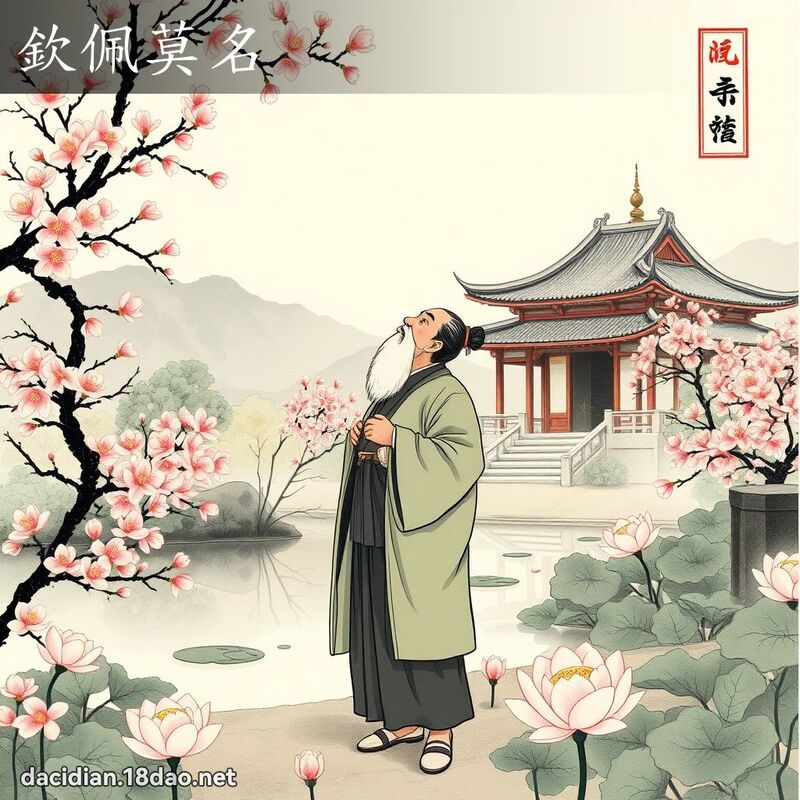 钦佩莫名 配图