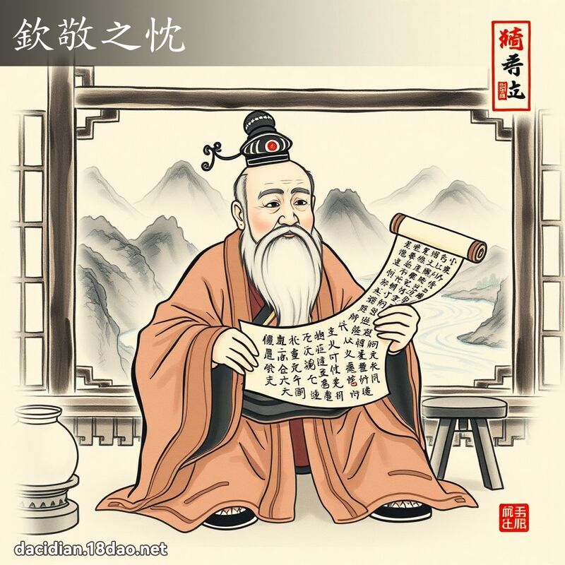 钦敬之忱 配图