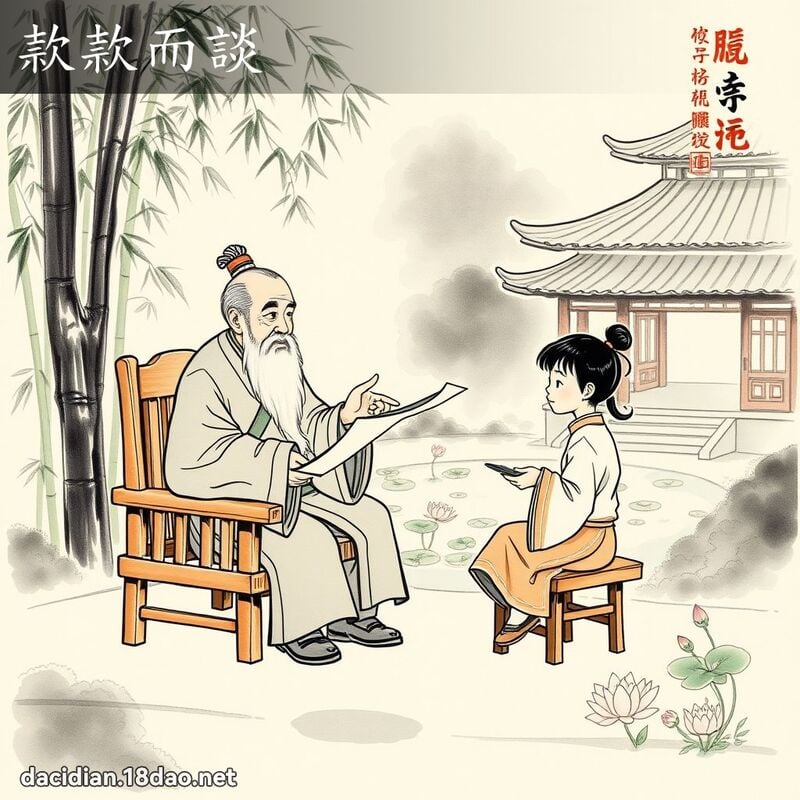 款款而谈 配图
