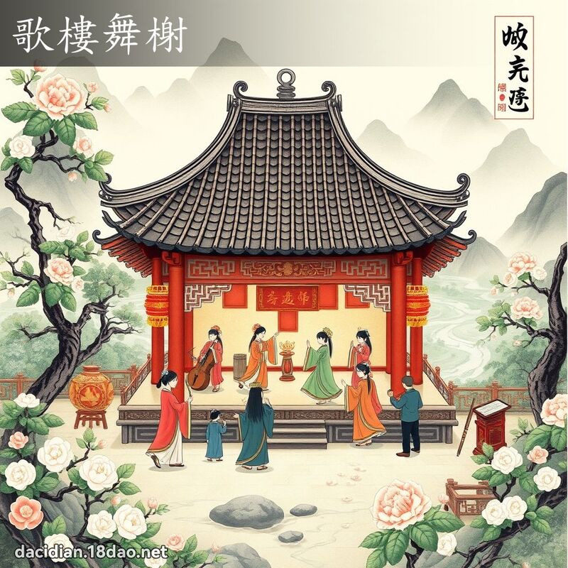 歌楼舞榭 配图