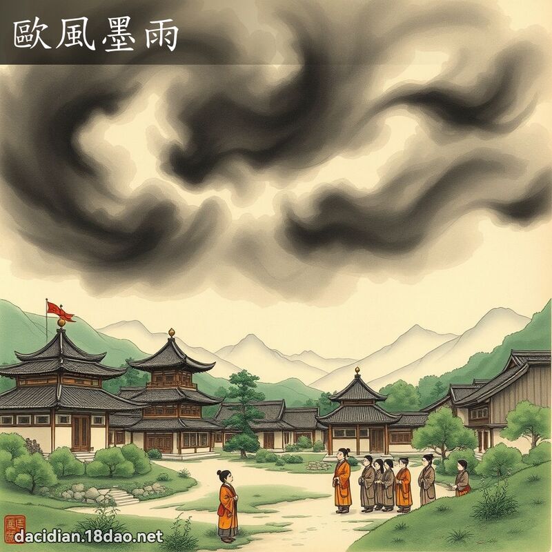 欧风墨雨 配图