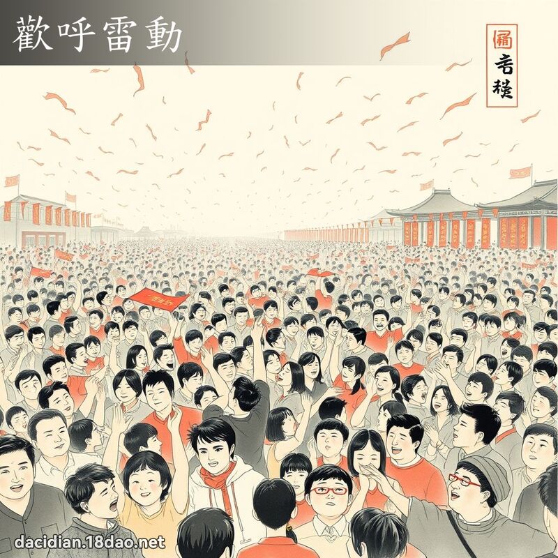 欢呼雷动 配图