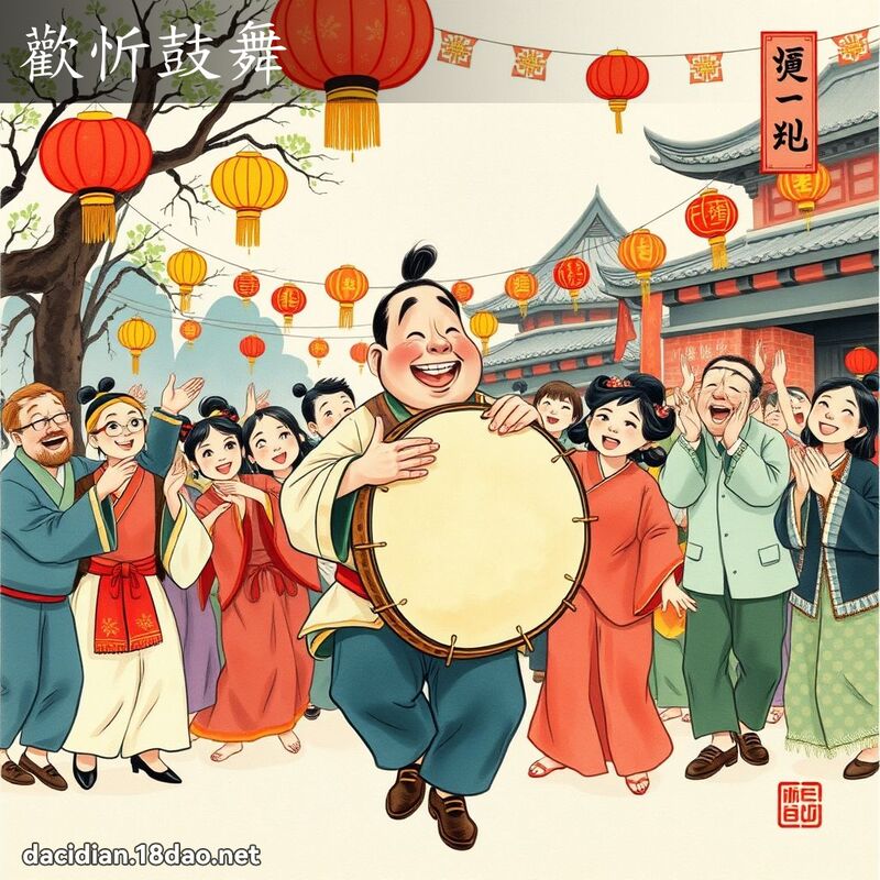 欢忻鼓舞 配图