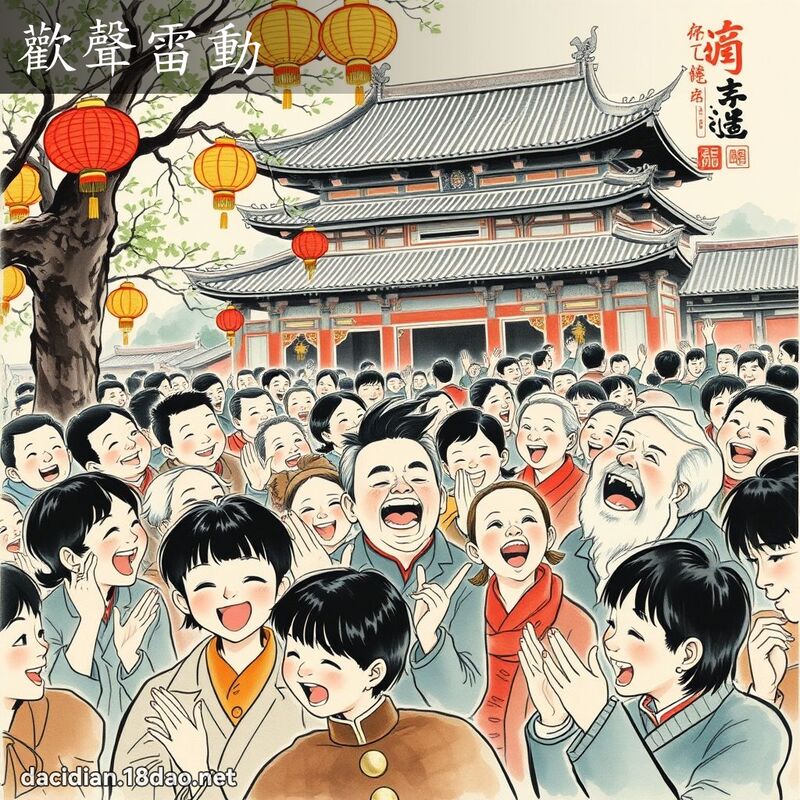欢声雷动 配图