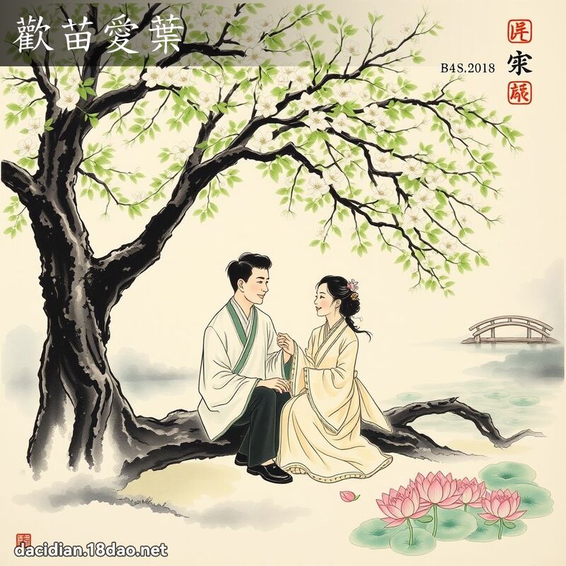 欢苗爱叶 配图