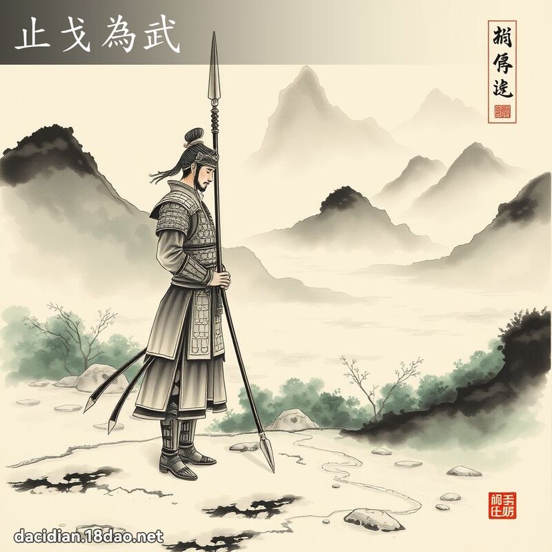 止戈为武 配图