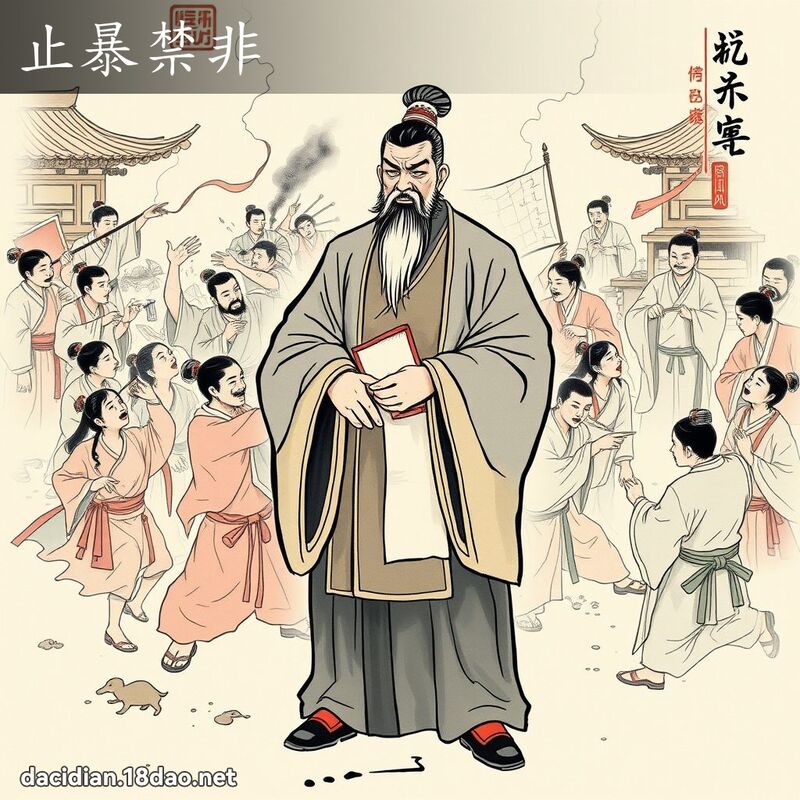 止暴禁非 配图