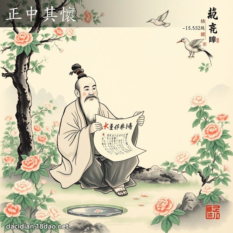 正中其怀 配图