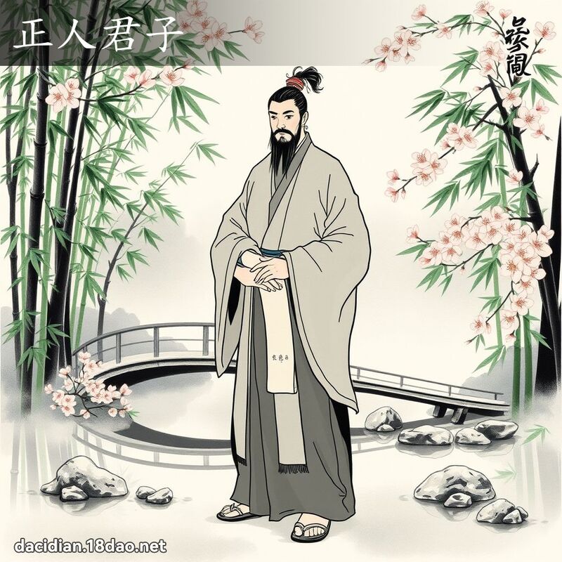 正人君子 配图